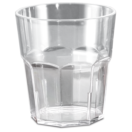 Vaso policarbonato transparente 27 cl. ø80x88 mm.