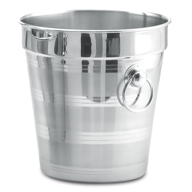 Champanera en acero inox 3,8 lts 200x200 mm.