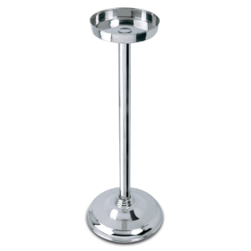 Pie de champanera acero inox 250x750 mm.