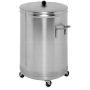 Contenedor inoxidable con tapa ø400x600 mm. Capacidad: 60 lts.