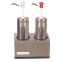 Set de 2 dispensadores de salsa de 2 lts cada uno Porcionadores de 30 grs de salsa