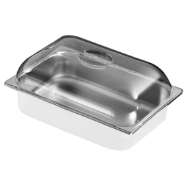 Tapa policarbonato para cubeta de heladería 360x250 mm.