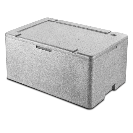 Contenedor de aislamiento térmico para cubeta Gn 1/1-230 m 600x400x230 mm. Interior: 540x340x170 mm.