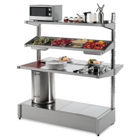 Mesa inox central de emplatado Imagine 1414x1050x1700 mm