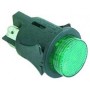 Interruptor Rojo Ø25mm 230V Bipolar