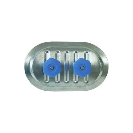 Trampilla de acceso tubo circular. Dimensiones 250x150 Diámetro tubo Ø150