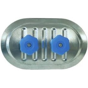 Trampilla de acceso tubo circular. Dimensiones 250x150 Diámetro tubo Ø150