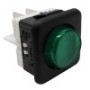 Piloto Verde 25x25mm 230V