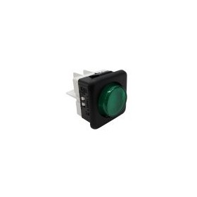 Piloto Verde 25x25mm 230V