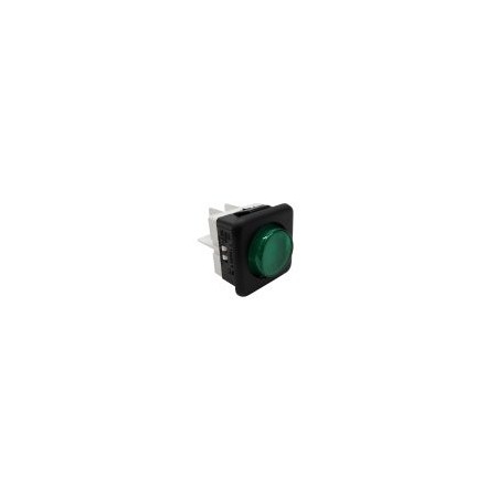 Piloto Verde 25x25mm 230V