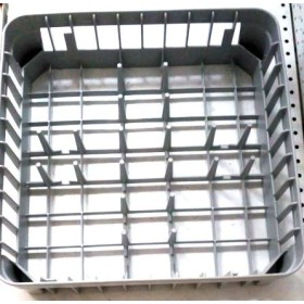 Cesto Platos 400x400x110mm Plástico