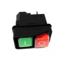 Interruptor Pulsador Seguridad 45x22mm 230V 16A 2NO/A1