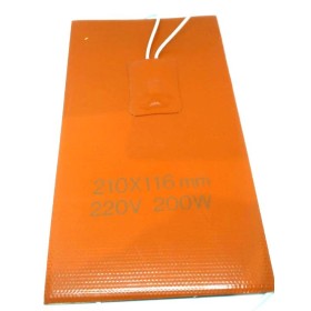 Resistencia Silicona 230V 200W 210x116mm