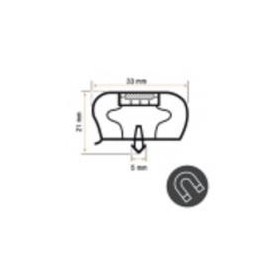 Burlete 582x428mm Pvc Gris